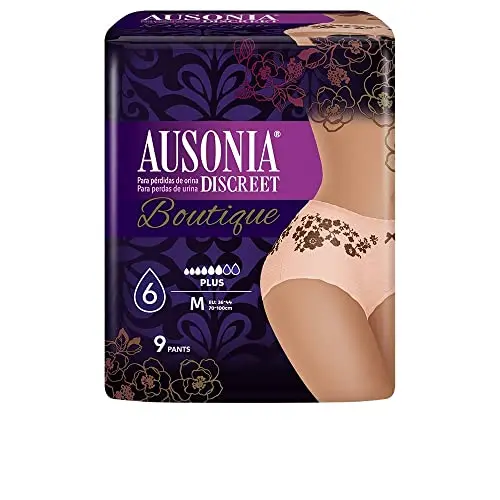 Ausonia Discreet Boutique Braguitas Pants M - Pack 9 Unidades