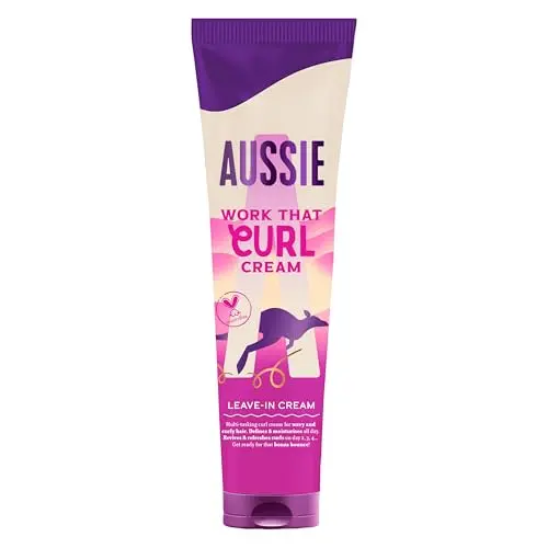 Aussie Work That Curl Crema Leave-In 160ml - Definición e Hidratación para Rizos