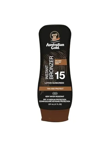 Australian Gold Bronzer Loción SPF 15 - 237 ml Protección Solar y Bronceado