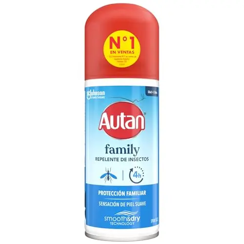 Autan Family Care Spray Repelente - Mosquitos, Tigre y Garrapatas 100ml