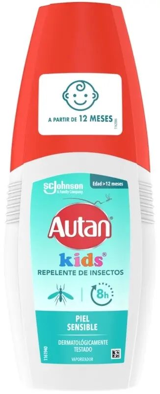 Autan Kids Repelente de Insectos 100 ml – Protección Suave y Segura para Pieles Sensibles