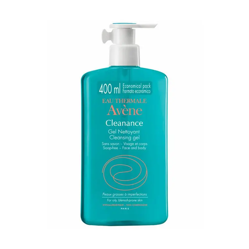 Avène Cleanance Gel Limpiador 400ml - Piel Grasa e Imperfecciones