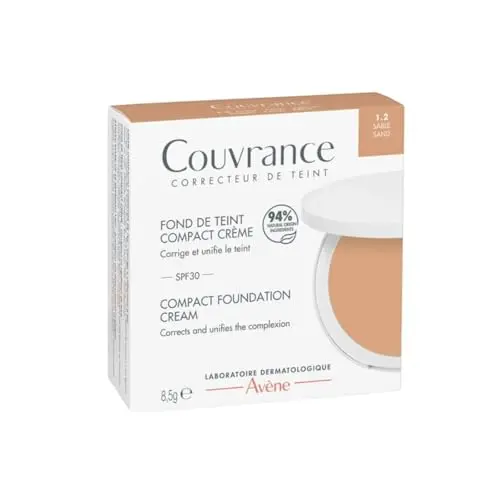 Avène Couvrance Base de Maquillaje Compacta SPF 30 - Tono Arena 8,5g
