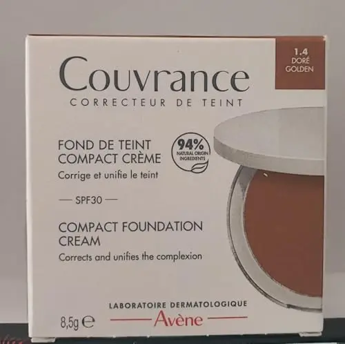 Avène Couvrance Base de Maquillaje Compacta SPF30 Tono 1.4 Dorado 8,5g