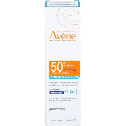 Avène Fluido Solar Anti-Imperfección SPF50 - Protección y Corrección para Piel Sensible