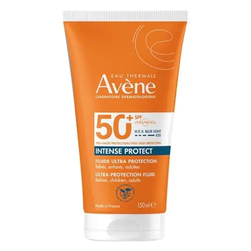 Avène Intense Protect Fluido SPF 50+ - Protección Solar Ultra para Piel Sensible 150ml
