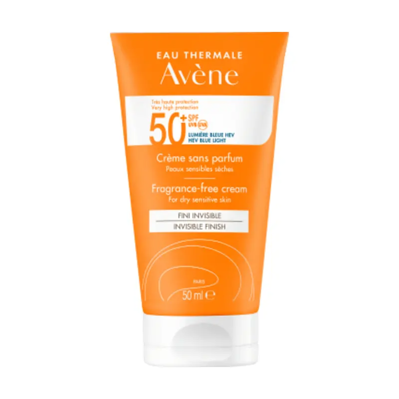 AVENE SOLAR SPF50+ CREMA SIN PERFUME 50ML