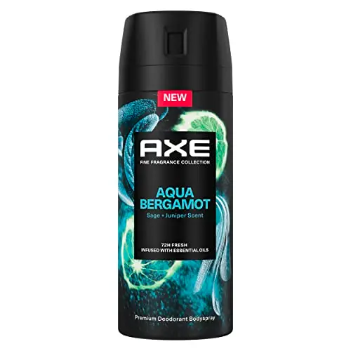 Axe Desodorante Aerosol 72h Aqua Bergamot para Hombre 150ml