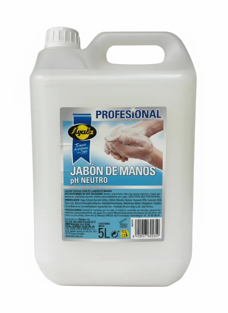 Ayala Jabón de Manos Profesional pH Neutro 5L