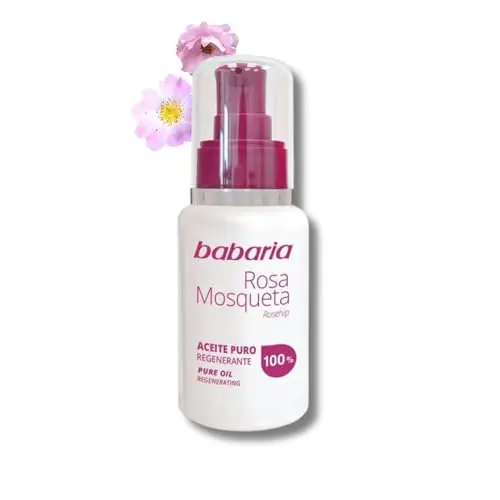 Babaria Aceite de Rosa Mosqueta Puro 100% - 50ml | Regenerador y Antiestrias
