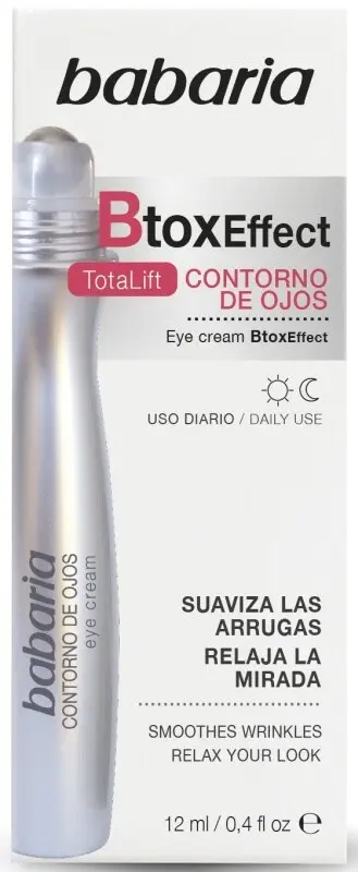 Babaria Contorno de Ojos Btox Effect TotaLift 12 ml - Suaviza Arrugas y Relaja la Mirada
