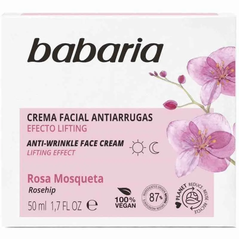 Babaria Crema Rosa Mosqueta Anti - Arrugas 50 Ml