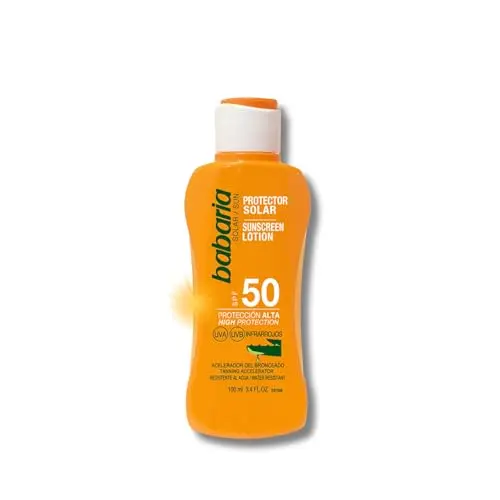 Babaria Leche Protectora Solar SPF50+ UVA-UVB e Infrarrojos - 100 ml
