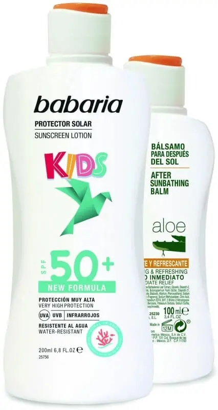 Babaria Leche Solar Protectora Kids F50 + 200 Ml + Aftersun