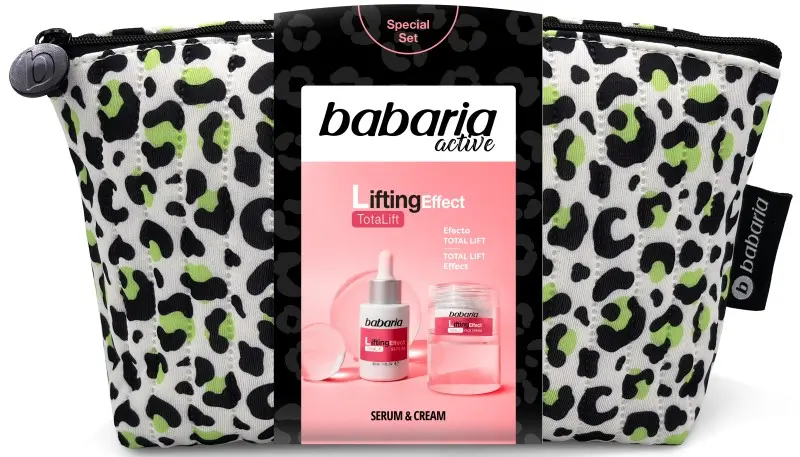 Babaria Neceser Leopardo Lifting Set de Cuidado Facial 2 uds