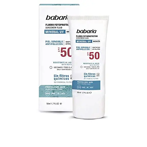Babaria Protector Solar SPF 50 Pieles Sensibles - 50 ml