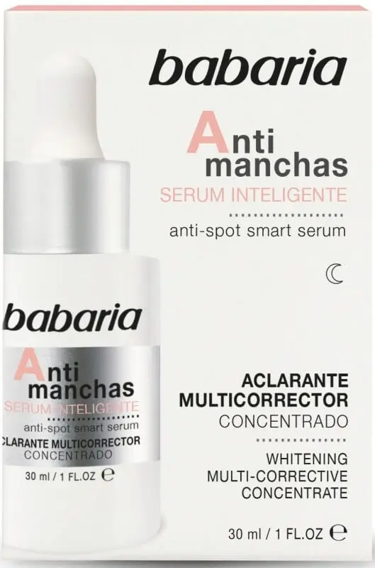 Babaria Sérum Antimanchas Aclarante Multicorrector 30 ml – Tratamiento Inteligente para una Piel Visiblemente Unificada