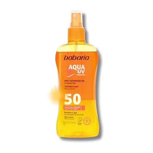 Babaria Spray Fotoprotector Bifásico SPF50 200ml - Protección Solar Resistente al Agua