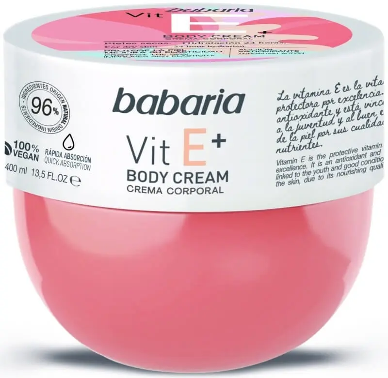 Babaria Vit E + Body Cream 400 Ml