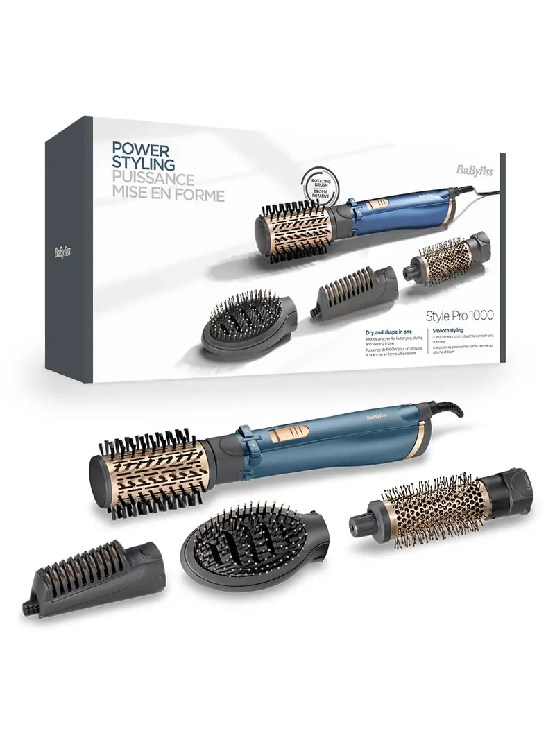 Babyliss AS965E Style Pro 1000 - Moldeador de Aire Rotatorio 1000W