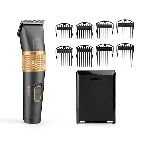 BaByliss E987E Cortapelos Inalámbrico Graphite con Batería de Iones de Litio