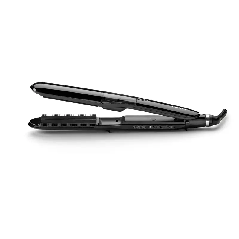 BaByliss Plancha de Pelo con Vapor ST492E - Cerámica y Titanio, 5 Temperaturas