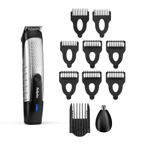 BaByliss T812E Recortadora Inalámbrica 11 en 1 Lithium Power Waterproof