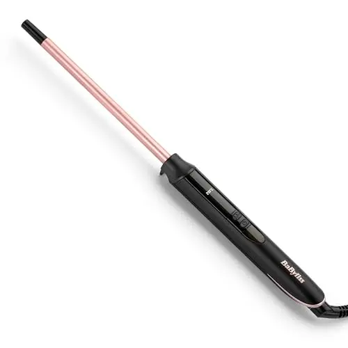 BaByliss Tenacilla 10mm Cerámica Cuarzo - Rizador Compacto 10 Temperaturas