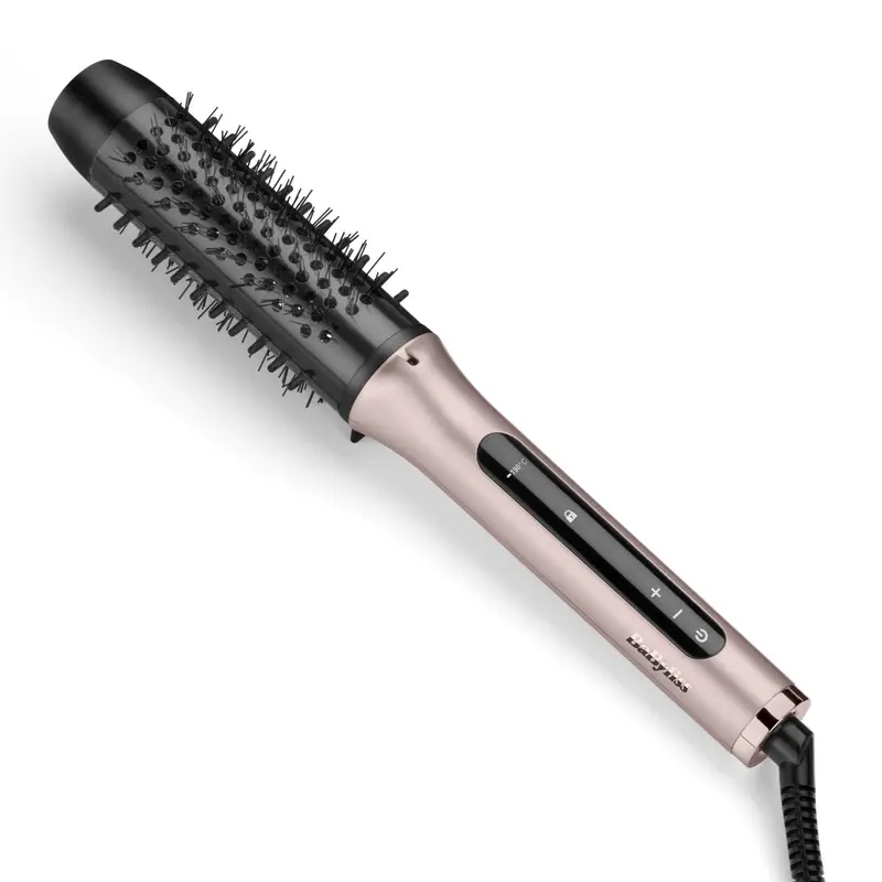 BaByliss Volume Boost Cepillo Térmico 38mm - Control Iónico Antifrizz 4 Niveles