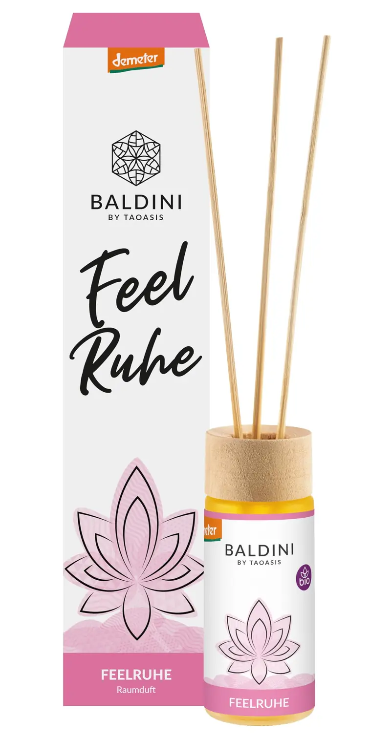 Baldini Feelruhe Ambientador Orgánico Demeter 50 ml - Lavanda, Naranja y Benjuí