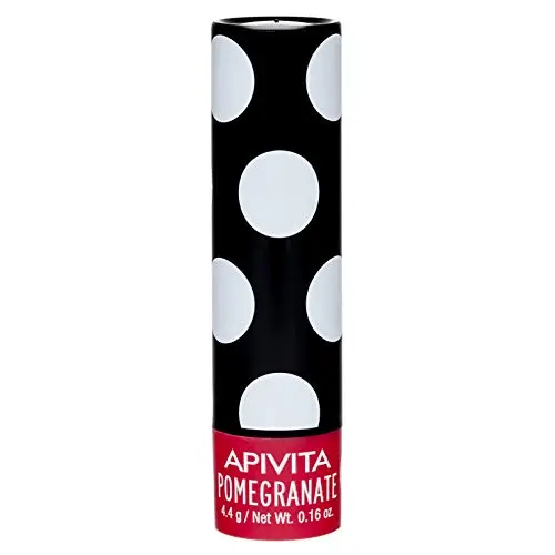 Bálsamo Labial Apivita con Granada - Protección e Hidratación 4,4g