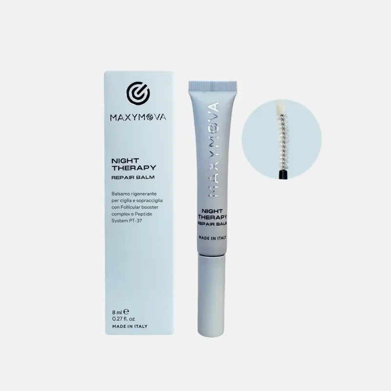 Bálsamo Reparador Nocturno para Pestañas y Cejas Night Therapy - Maxymova