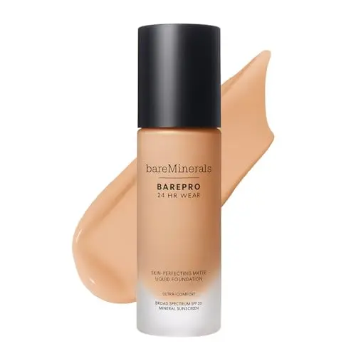 BarePro 24HR Wear Fondo de Maquillaje Líquido Mate SPF20 #Light 22 Warm