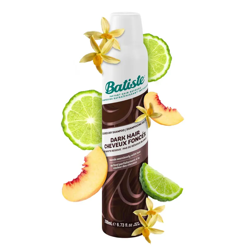 Batiste Champú Seco Colour Dark - Negro y Marrón Oscuro 200 ml