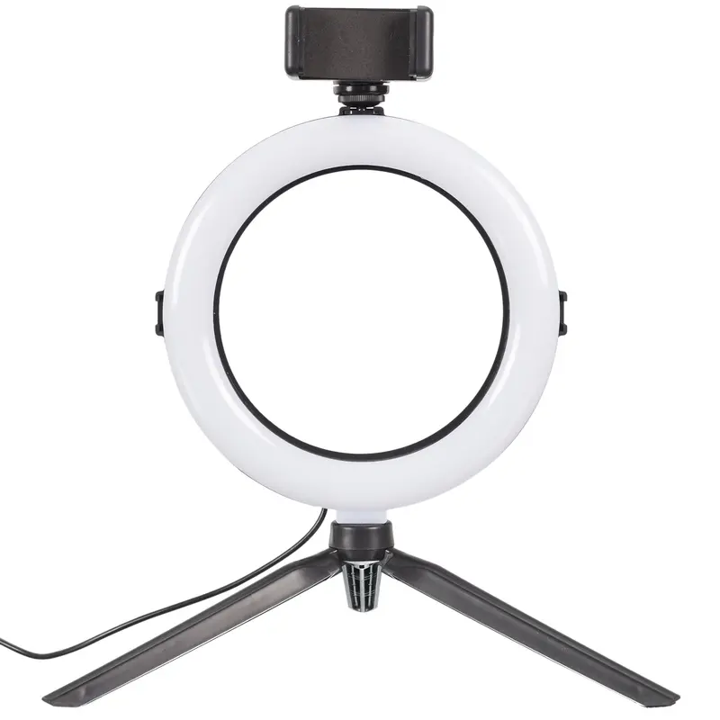 Be Mix HT2052 - Trípode LED con Aro de Luz 72 LED para Smartphone