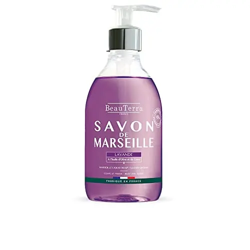 Beau Terra Jabón de Marsella con Lavanda 300 ml - Limpieza Suave