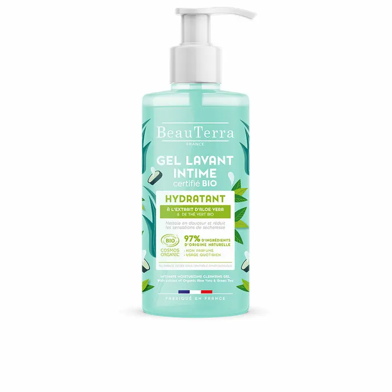 Beauterra BIO Gel Íntimo Hidratante 500ml - Fórmula Natural con Aloe y Té Verde
