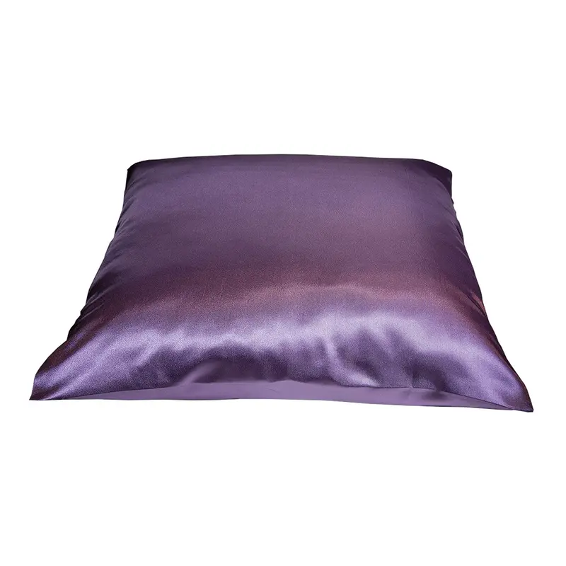 Beauty Pillow Funda de Almohada Satinada Aubergine 60x70 cm