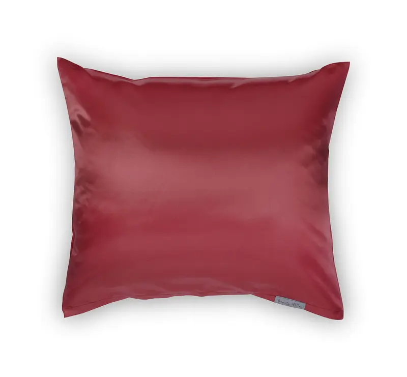 Beauty Pillow Funda de Almohada Satinada Roja 60x70 cm