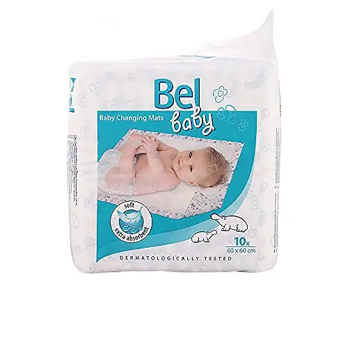 Bel Baby Protector Cambiador Absorbente 60x60 cm - Pack 10 Unidades