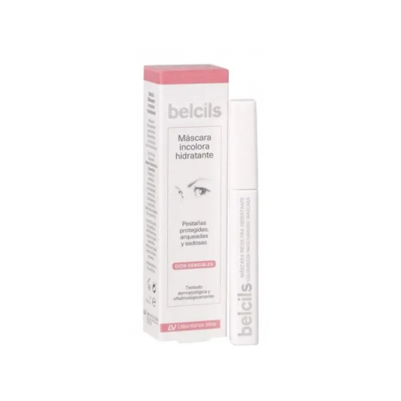 BELCILS Máscara de Pestañas Incolora Hidratante 7 ml - Waterproof y Larga Duración