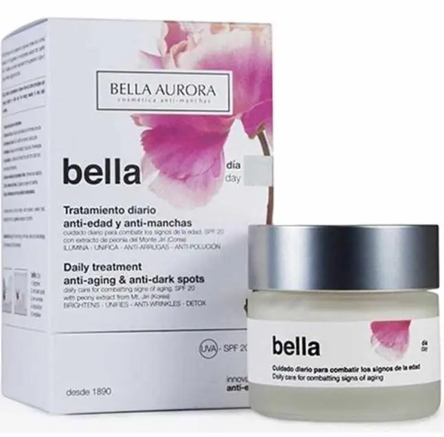 Bella Aurora Bella Día Tratamiento Anti-Edad y Anti-Manchas 50 ml - Cuidado Completo para una Piel Radiante