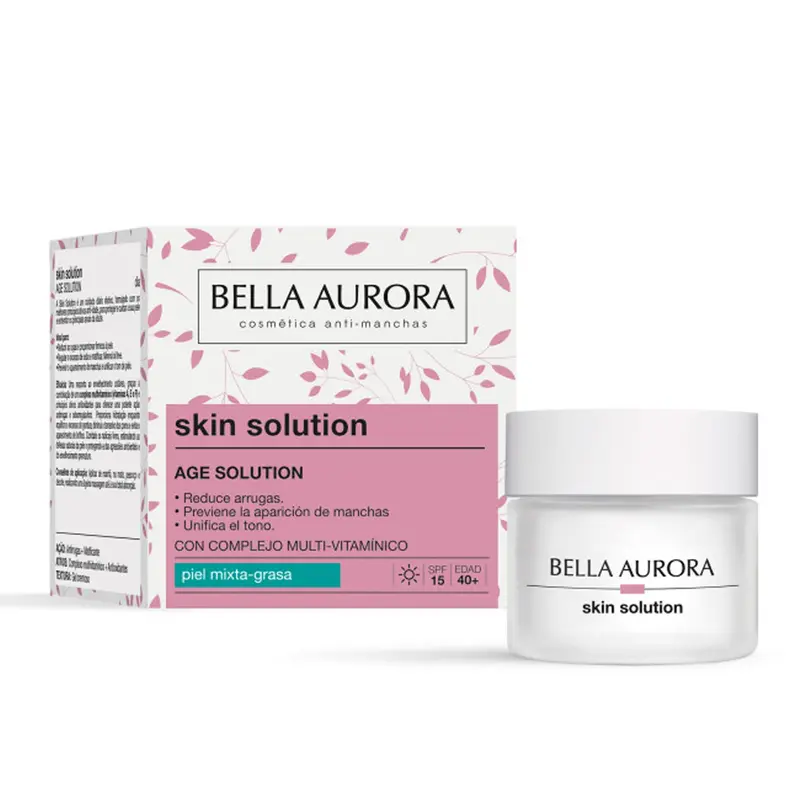 Bella Aurora Crema Hidratante Día 50+ SPF 20 - Piel Mixta-Grasa Anti-Edad