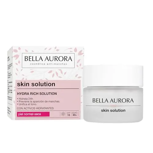 Bella Aurora Hydra Rich Solution - Crema Facial Hidratante 50ml | 24H Intensiva