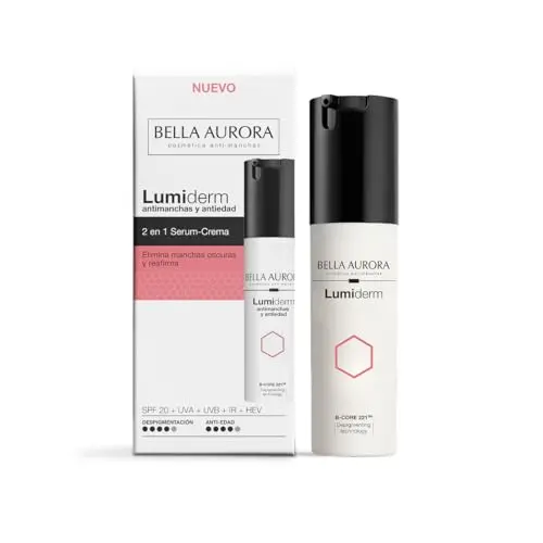 Bella Aurora Lumiderm 2 en 1 Serum-Crema Antimanchas y Antiedad SPF20