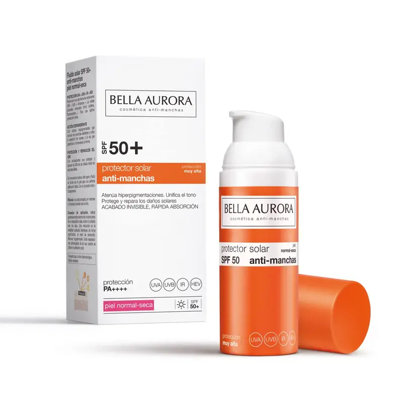 Bella Aurora Protector Solar SPF 50+ Anti-Manchas Facial 50 ml