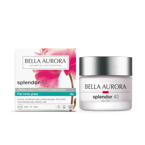 Bella Aurora Splendor 40 - Crema Hidratante Antimanchas SPF20 para Piel Mixta
