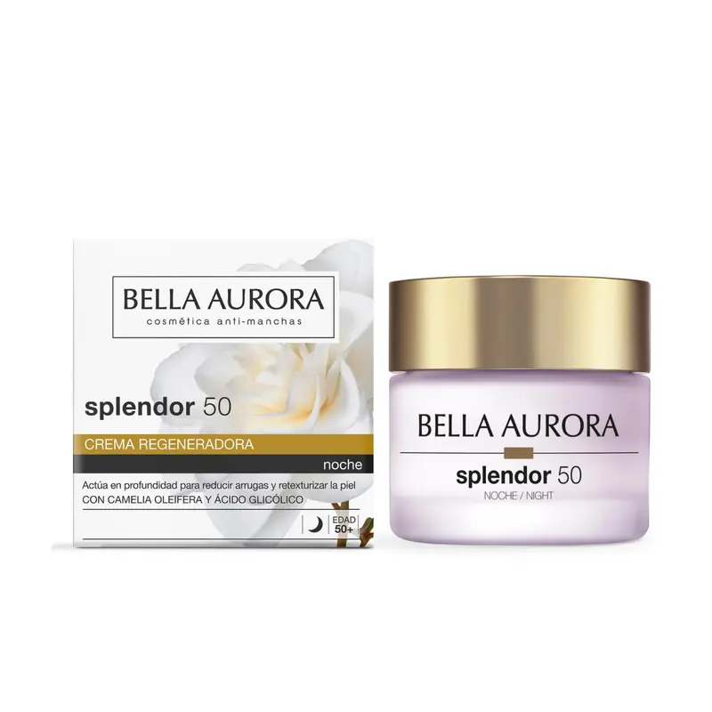 Bella Aurora Splendor 50 Crema Antiedad de Noche - Regeneración y Lifting +50
