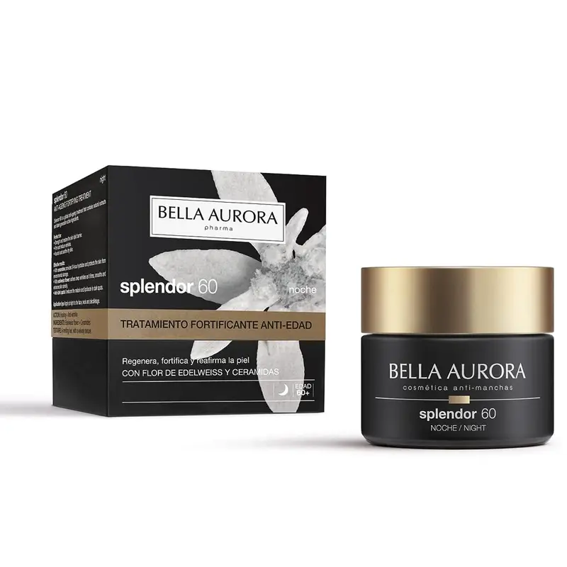 Bella Aurora Splendor +60 Crema de Noche Antiedad Fortificante