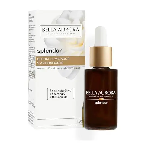 Bella Aurora Splendor Sérum Iluminador Antioxidante 30 ml - Vitamina C y Ácido Hialurónico